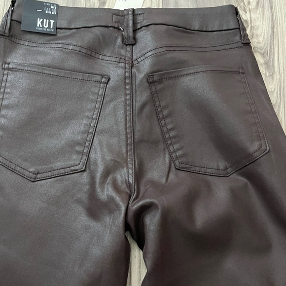 Kut from the Kloth Chocolate Wide-Leg Pants - Picture 3 of 6